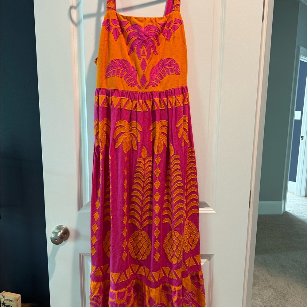 FARM Rio Orange Pineapple Love Dress BRAND NEW WITH TAGS